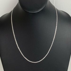 925 Sterling Silver Chain Necklace Jewelry SILVER‎ Classic Made In Mexico